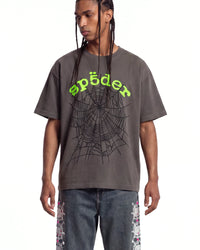 Sp5der OG Web V2 Tee Slate Grey
