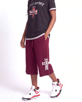 HMDD Holy Cross 3/4 Shorts Maroon