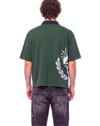Godspeed Oversized Victor Crest Polo Green/Navy