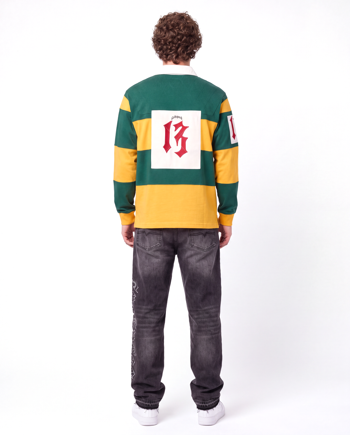 Godspeed Classic Field Rugby Shirt Green/Yellow