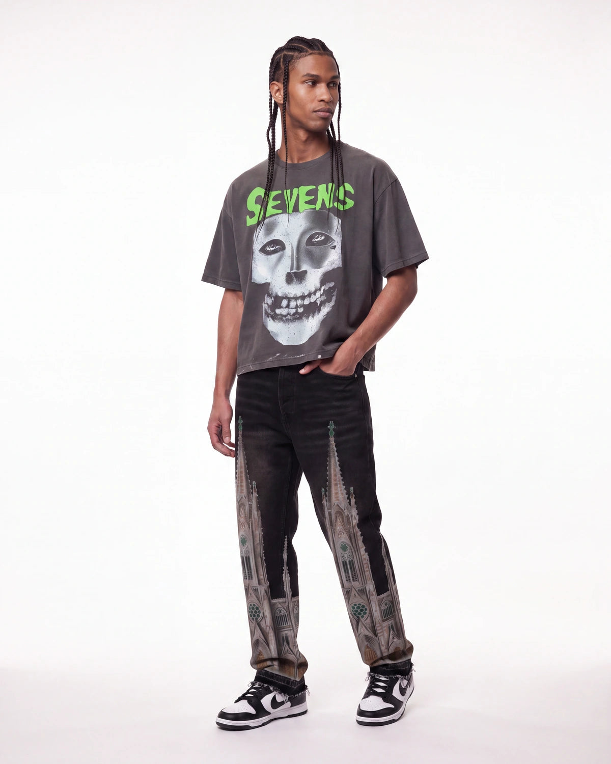 Triple Sevens Iron Face Tee Black