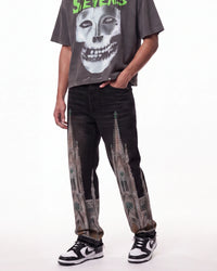 Bravest Studios Cathedral Denim Pants Black