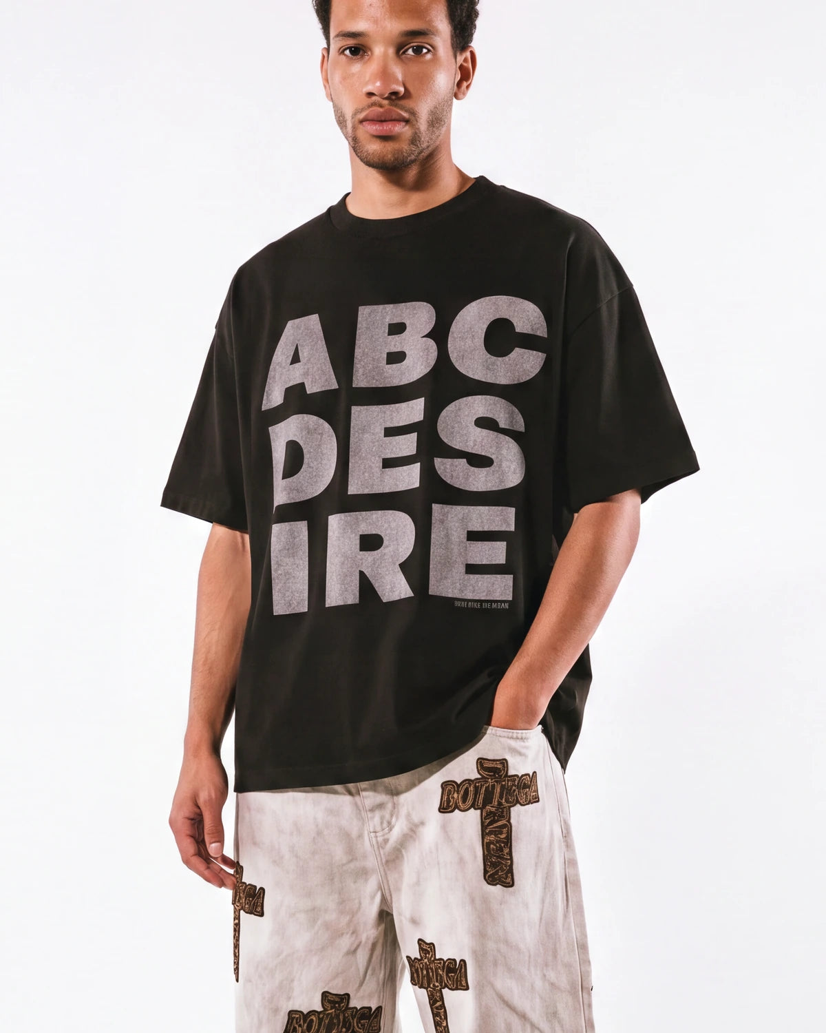 Bottega Desires ABC Desires Tee Black