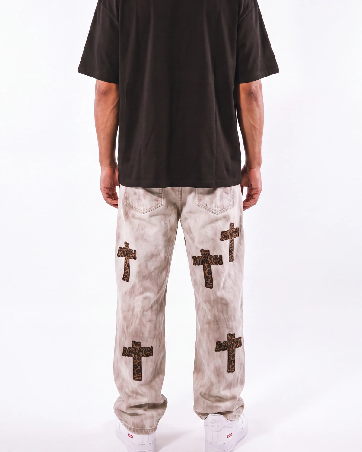 Bottega Desires Holy Grail Denim Pants Dirty White