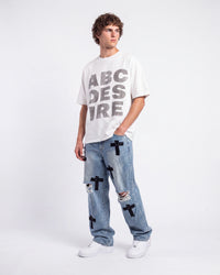 Bottega Desires ABC Desires Tee White