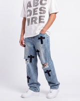 Bottega Desires Holy Grail Denim Pants Blue