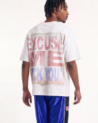 Vale Forever War Machine Tee White back model close