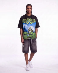 Godspeed Green Reaper Tee Black
