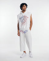 Sp5der Rhinestone OG Web Long Shorts White