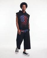 Sp5der Rhinestone OG Web Long Shorts Onyx