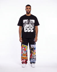 Sp5der Sp555 Spray Tee Black