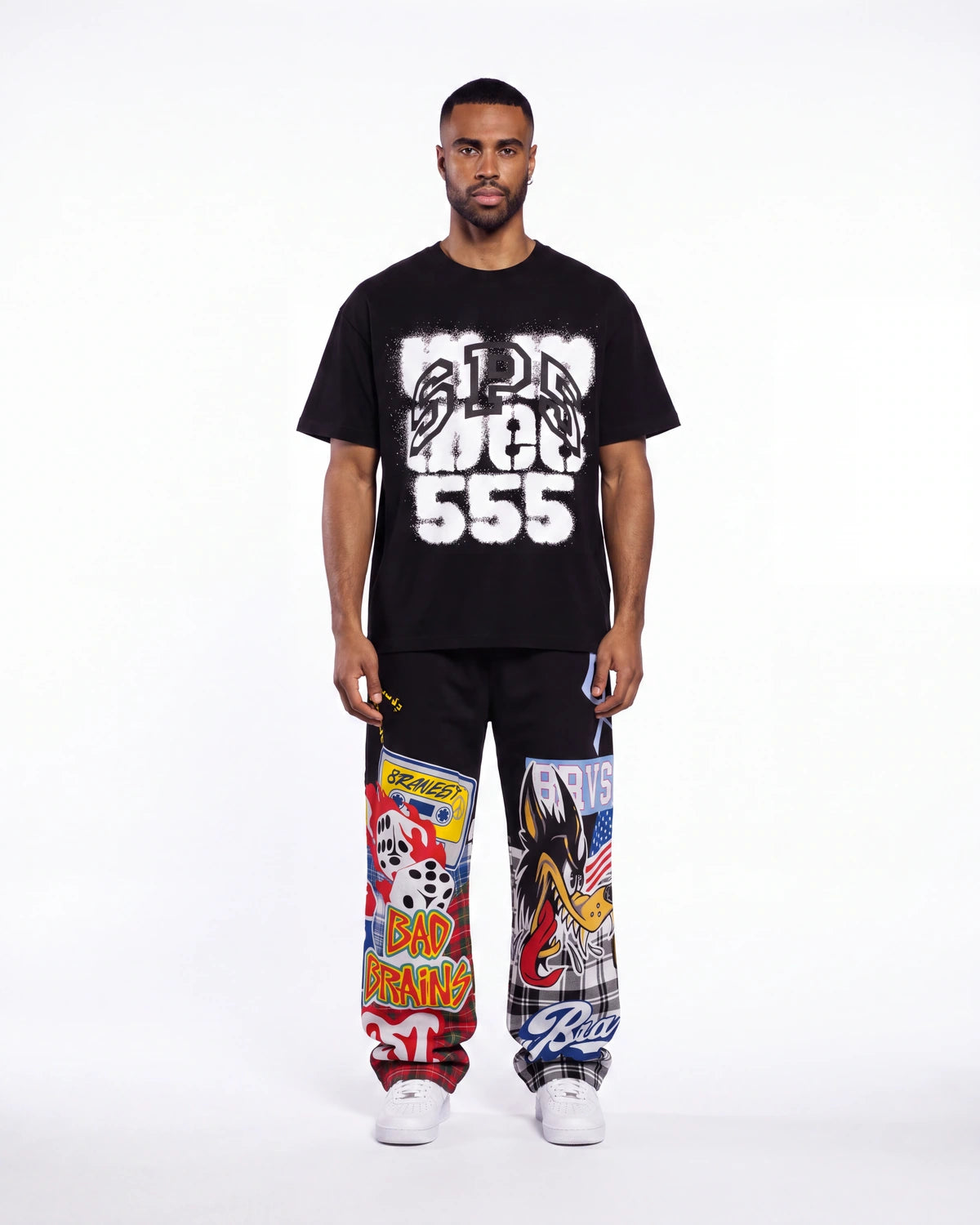 Sp5der Sp555 Spray Tee Black