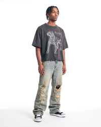 Bravest Studios Dirty Star Denim Blue
