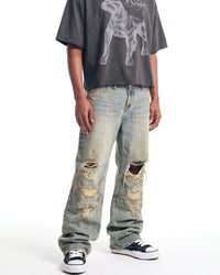 Bravest Studios Dirty Star Denim Blue