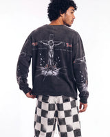 Vale Forever Concrete Cross L/S Tee Black
