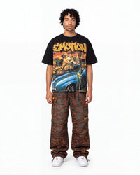 Vale Forever Tiger Camo Pants Black