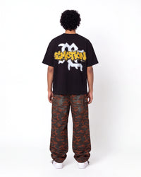 Mixed Emotions Angel Wash Tee Black
