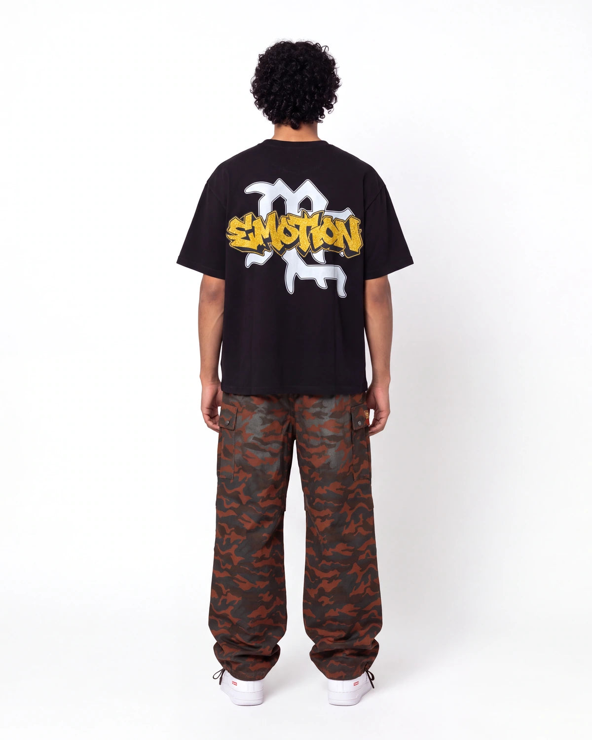 Mixed Emotions Angel Wash Tee Black