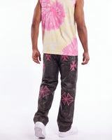 Vale Forever Croxxx Leather Pants Bubblegum Black/Pink