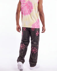 Vale Forever Croxxx Leather Pants Bubblegum Black/Pink