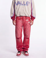 Vertabrae Silo Sketch Sweatpants Red