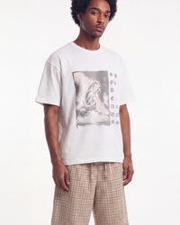 Boredom Kills Washed Up Tee White