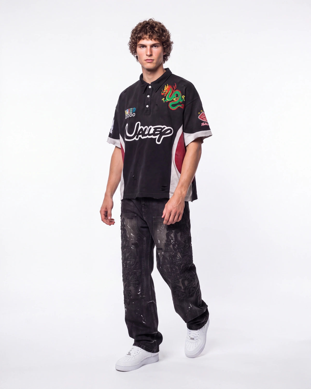 Vale Forever Shanghai Polo Tee Black