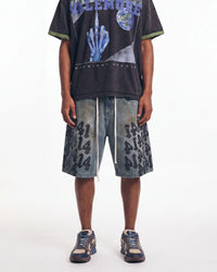 Vale Forever Lucky Charms Jorts Blue/Black