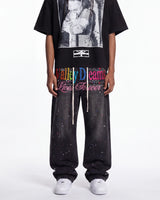 Vale Forever Ice Cream Denim Pants Black