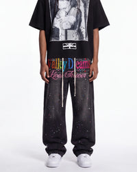 Vale Forever Ice Cream Denim Pants Black