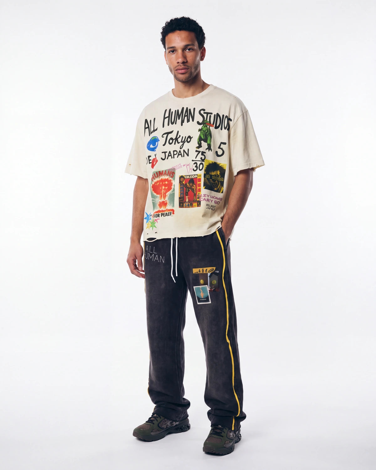 All Human El Cielo Sweatpants Black Wash