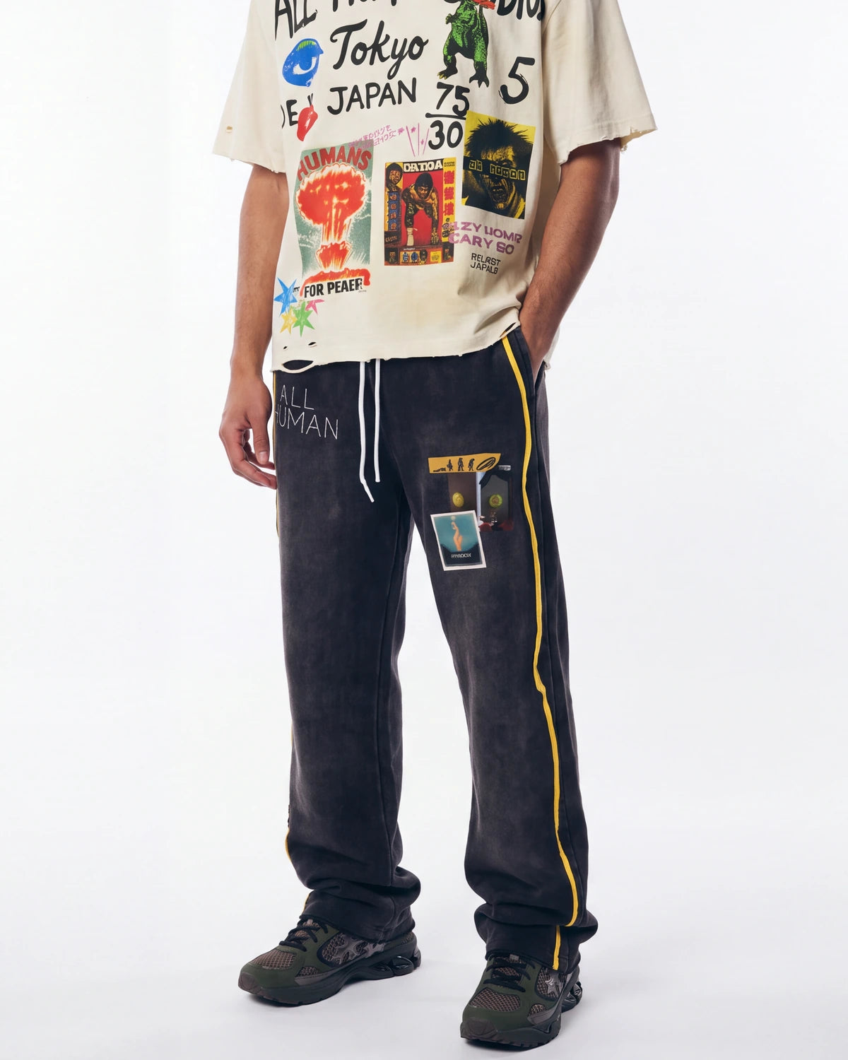All Human El Cielo Sweatpants Black Wash