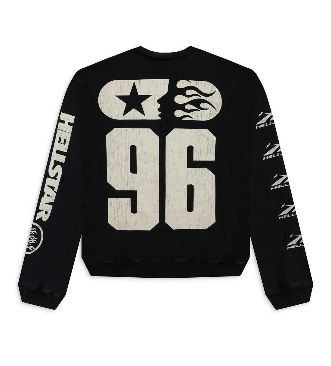Hellstar Studios Records Tour Hoodie Faded Black | Restock AR