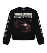 Hellstar Sports 96 Crewneck Black Front View