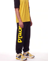 Sp5der Beluga Sweatpants Black/Yellow