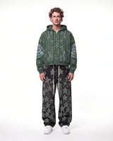 Vale Forever Flag Zip Up Hoodie Green
