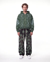 Vale Forever Flag Zip Up Hoodie Green