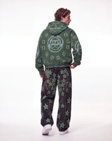 Vale Forever Flag Zip Up Hoodie Green
