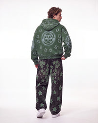 Vale Forever Flag Zip Up Hoodie Green