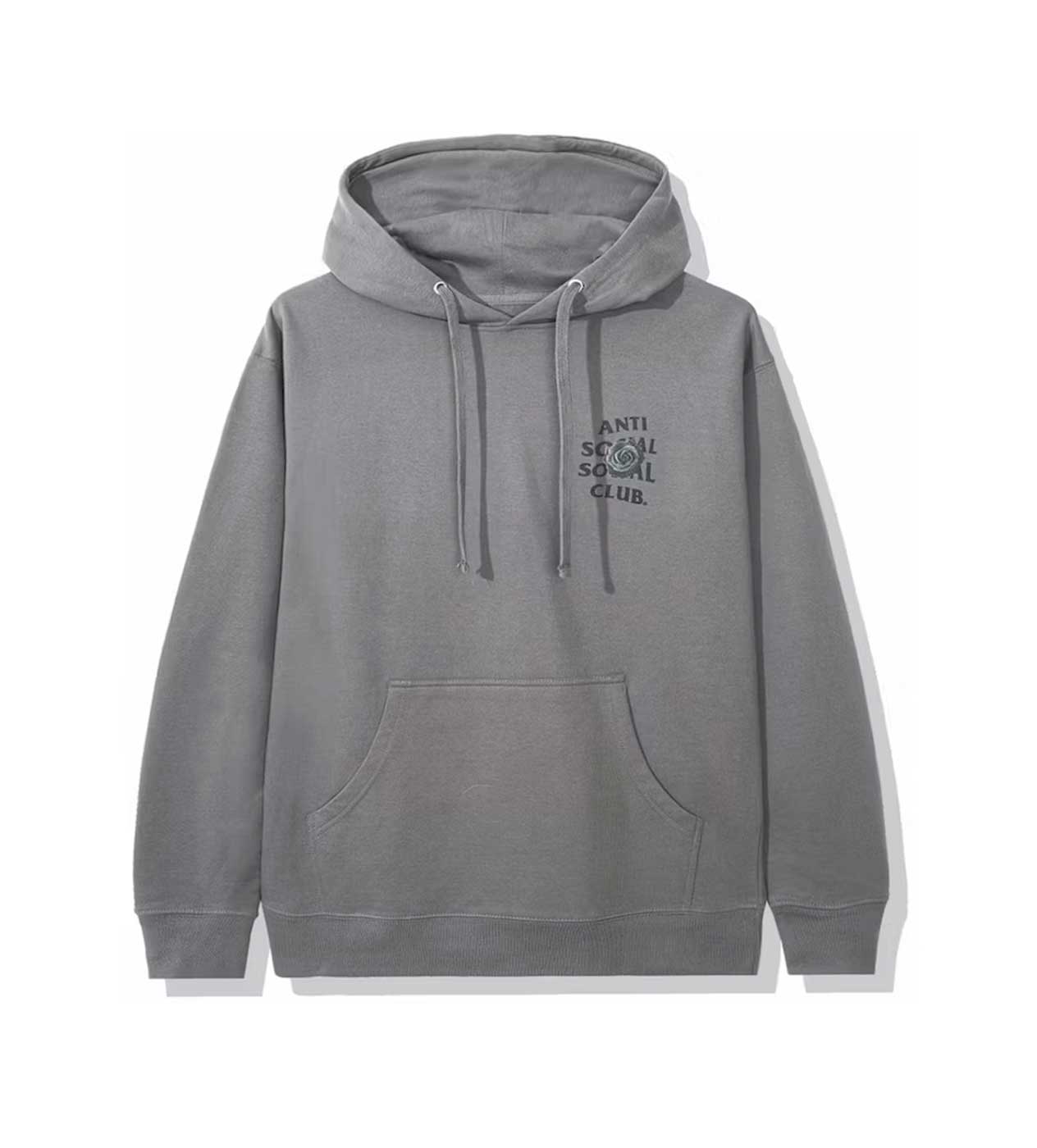 ASSC Grey Bat Emoji Hoodie Front View