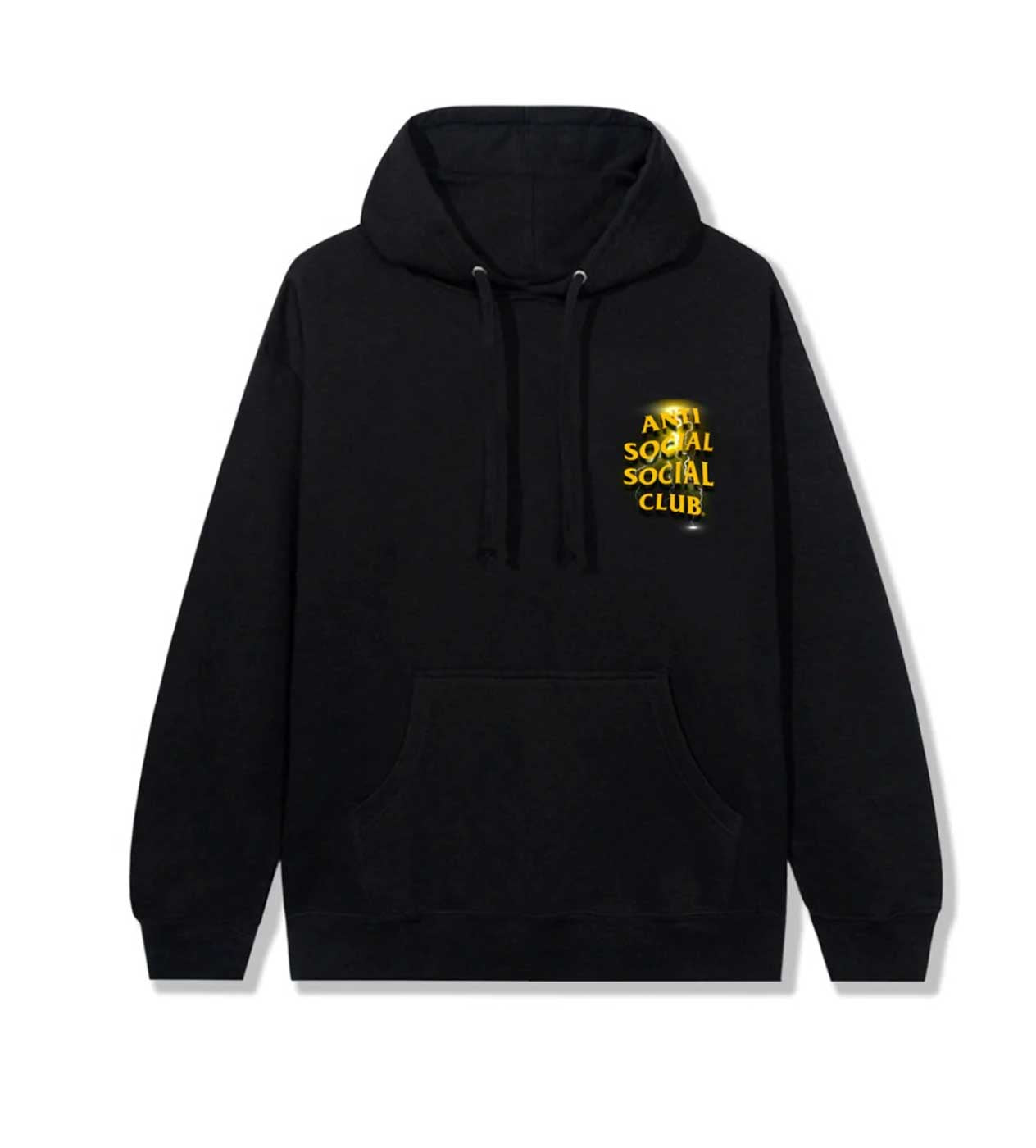 ASSC Lightning Twisted Black/Yellow Hoodie Back 