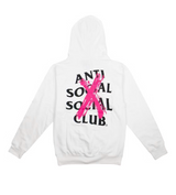 ASSC Pink Canceled Hoodie White