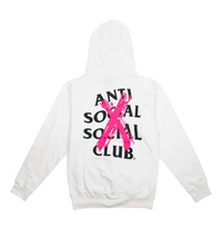 ASSC Pink Canceled Hoodie White