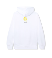 ASSC Yellow Fragment Interference White Hoodie