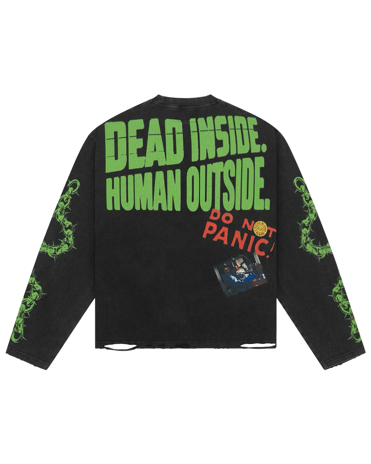 All Human American Psychos L/S Tee Black
