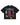 All Human BSOD Tee Black, black tee with a rainbow-glitch Human 94 and desktop-window collage, front view