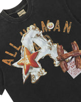 All Human Bacon Egg & Cheese Tee Black