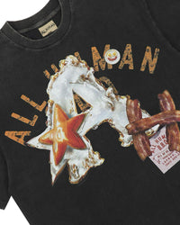 All Human Bacon Egg & Cheese Tee Black