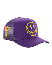 All Human Bully V2 Trucker Hat Purple
