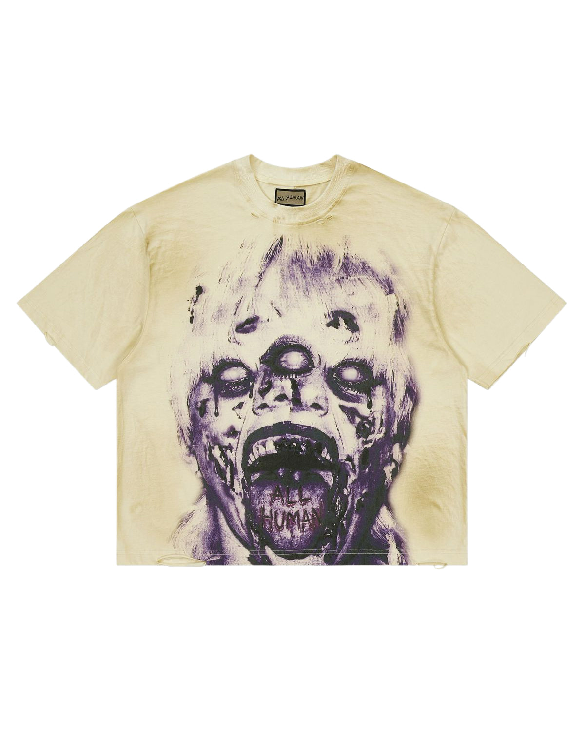 All Human Camp Crystal Tee Cream